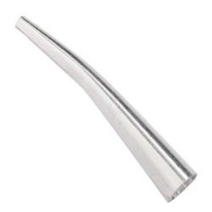 Picture of Sterling Silver Curved Long Cone, 1" x 4.5mm Base