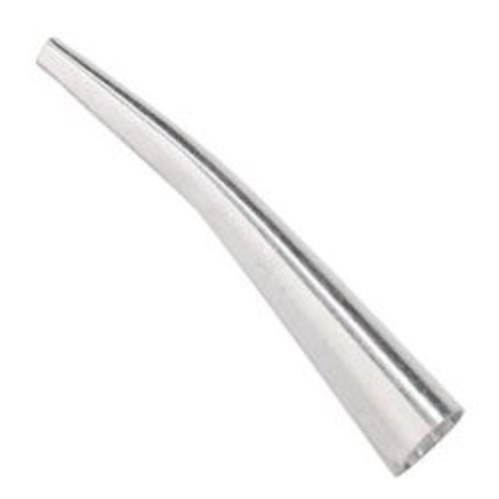 Picture of Sterling Silver Curved Long Cone, 1" x 4.5mm Base