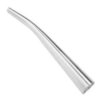Picture of Sterling Silver Curved Long Cone, 1-1/2" x 5.5mm Base
