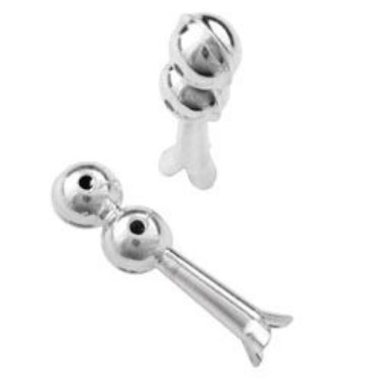 Picture of Sterling Silver Blossom Two Bead, 8mm