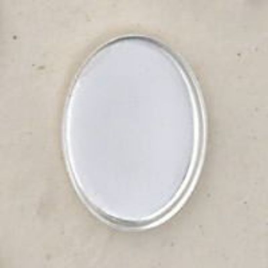 Picture of Sterling Silver Oval Plain Bezel Cup 13x18mm