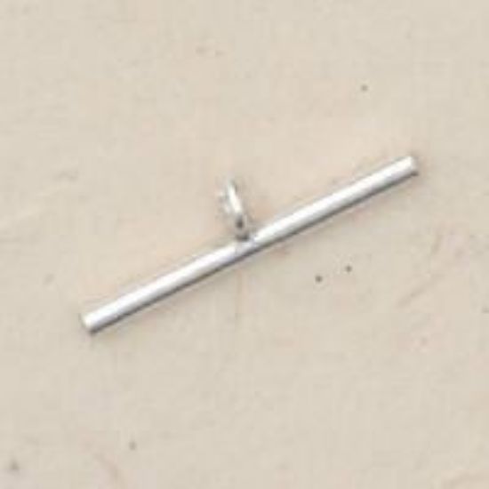 Picture of Sterling Silver Large Toggle Bar 3/4 Inch<br /> 19x5mm