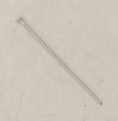 Picture of Nickel Plated Head Pins, 1-1/2" x 0.028", Sold per pkg of 10