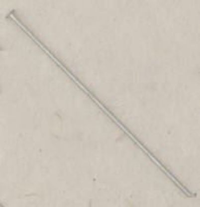 Picture of Nickel Plated Head Pins, 2" x 0.028", Sold per pkg of 10 Pieces Per Package