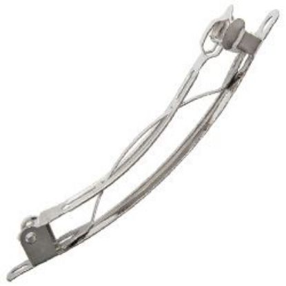 Picture of Nickel Plated Barrettes 2-5/16", 10 Barrettes