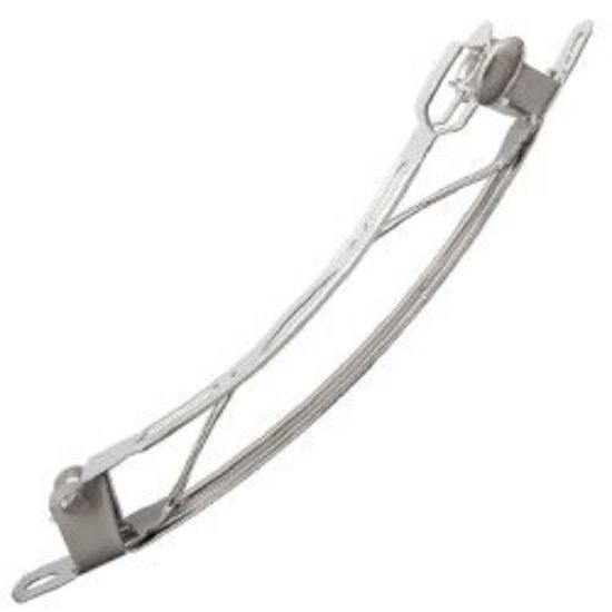 Picture of Nickel Plated Barrettes 3-1/8", 10 Barrettes
