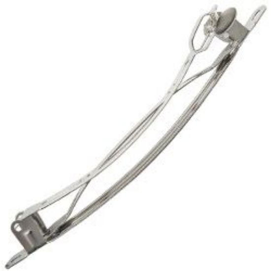 Picture of Nickel Plated Barrettes 4", 10 Barrettes