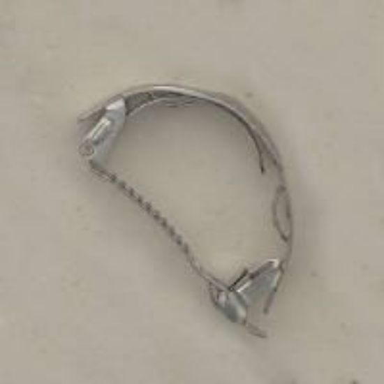 Picture of Nickel Plated Ponytail Barrettes, 10 Barrettes