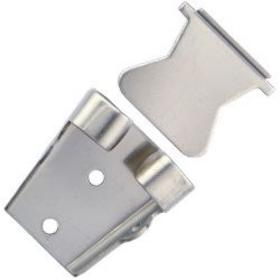 Picture of Nickel Silver Vinyl Bolo Backs, Sold per pkg of (5) 2-piece Set