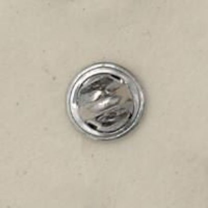 Picture of Nickel Plated Scatter Pin Clutches, Sold per Pkg of 10