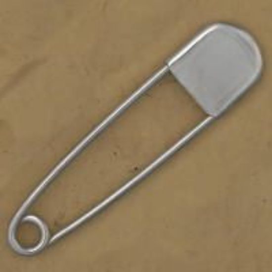 Picture of Nickel Plated Safety Pin Large, 4-1/4"
