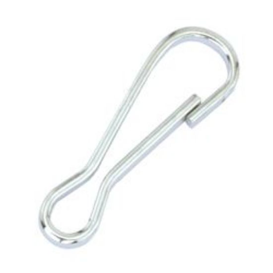 Picture of Nickel Plated Silver Greek Clasps, Sold per pkg of 10