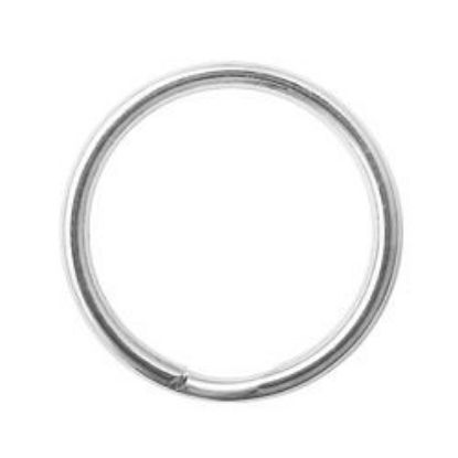 Picture of Nickel Plated Round Split Ring 12mm, Sold per pkg of 10