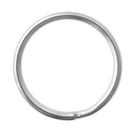Picture of Nickel Plated Round Split Ring 20mm, Sold per pkg of 10