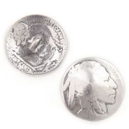 Picture of Base Metal Cast Indian Head Nickel Coin, 20mm