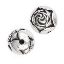 Picture of Silver Plated Rose Beads 9mm<br />10 Beads