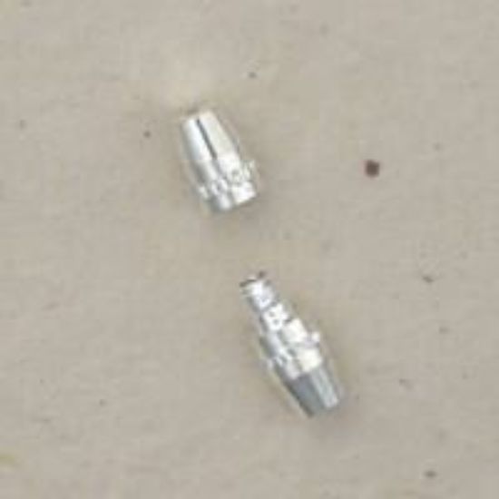 Picture of Silver Plated Torpedo Clasp without Loop 10x3.5mm<br />10 Clasp per unit