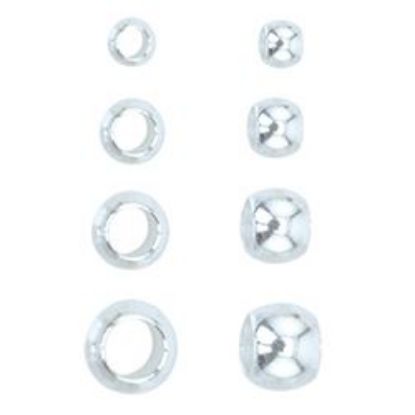 Picture of Beadalon Silver Plated Crimp Bead Variety Pack<br />600 Crimp Beads
