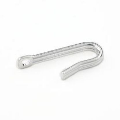 Picture of Silver Plated Eyelet Hook Only 22 Gauge 1.5mm<br />10 Hooks