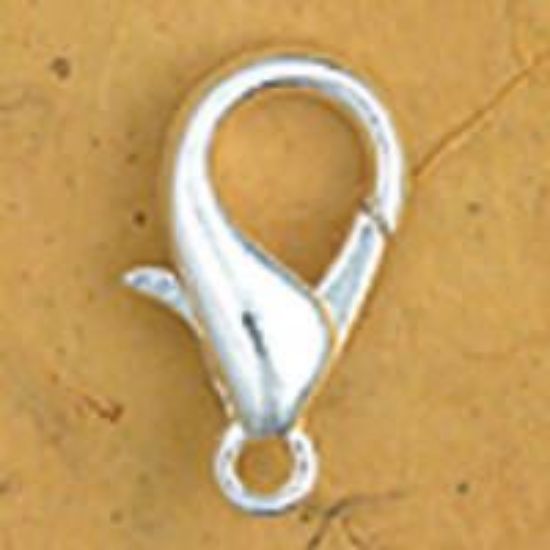 Picture of Silver Plated Trigger Clasp 9x18mm, 10pcs