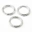 Picture of Silver Plated Round Split Ring 8mm, Sold per pkg of 50