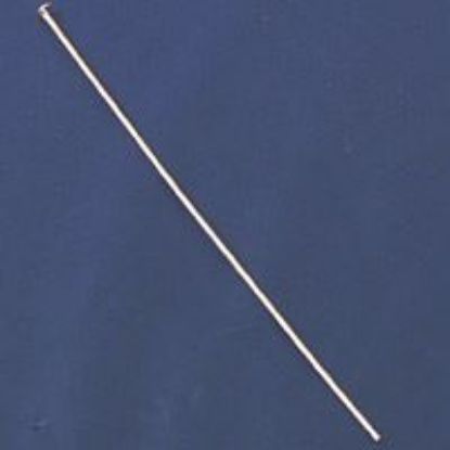 Picture of Silver Plated Head Pins, 2-1/2" x 22ga, Sold per pkg of 50