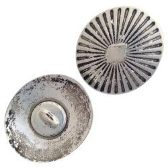 Picture of Base Metal Tohatchi Concho w/ Loop 22x25mm<br/>10 Conchos