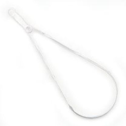 Picture of Silver Plated Hammered Ear Loop Drop, 50mm<br />10 Pair