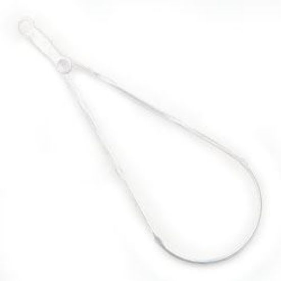 Picture of Silver Plated Hammered Ear Loop Drop, 50mm<br />10 Pair