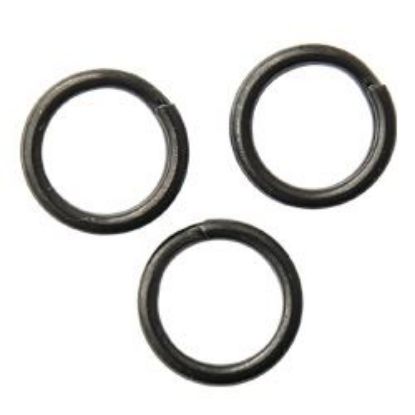 Picture of Gun Metal Split Ring 6mm, 0.029", Sold per pkg of 20