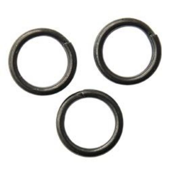 Picture of Gun Metal Split Ring 6mm, 0.029", Sold per pkg of 20