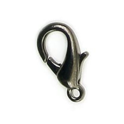 Picture of Gun Metal Trigger Clasps 7x14mm<br />10 Trigger Clasps