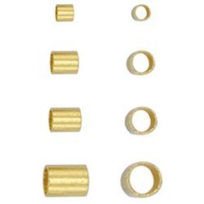 Picture of Beadalon Gold Plated Crimp Tube Variety Pack