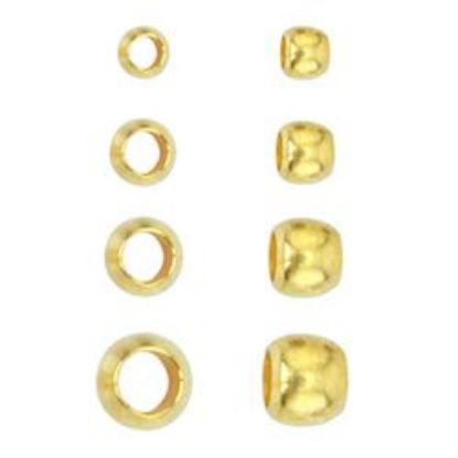 Picture of Beadalon Gold Plated Crimp Bead Variety Pack