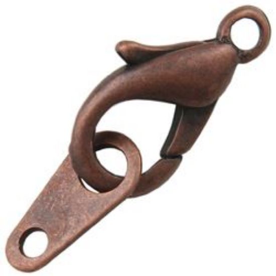 Picture of Antique Copper Plated Trigger Clasps 6x12mm<br />10 Trigger Clasps