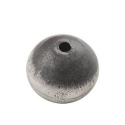 Picture of Sterling Silver Handmade Satin Bead 10x12mm