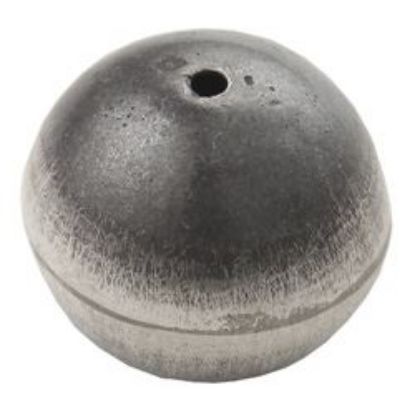 Picture of Sterling Silver Handmade Satin Bead 18x20mm