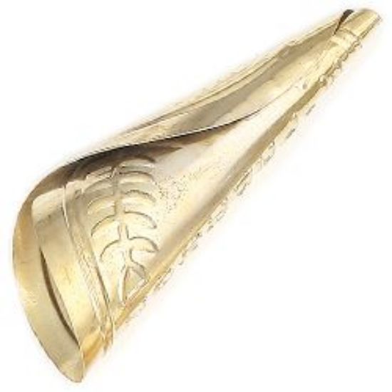 Picture of Gold Color Adult Jingle Cones<br />10 Cones