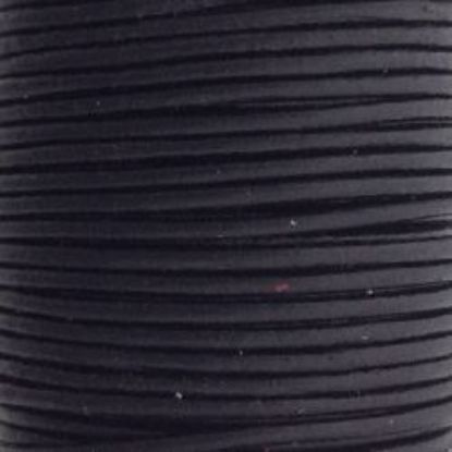 Picture of Black Leather Lace 1mm<br />Sold per 10-yard spool