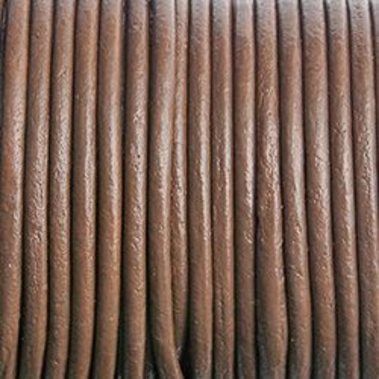 Picture of Brown Leather Lace 1.5mm<br />Sold per 10-yard spool