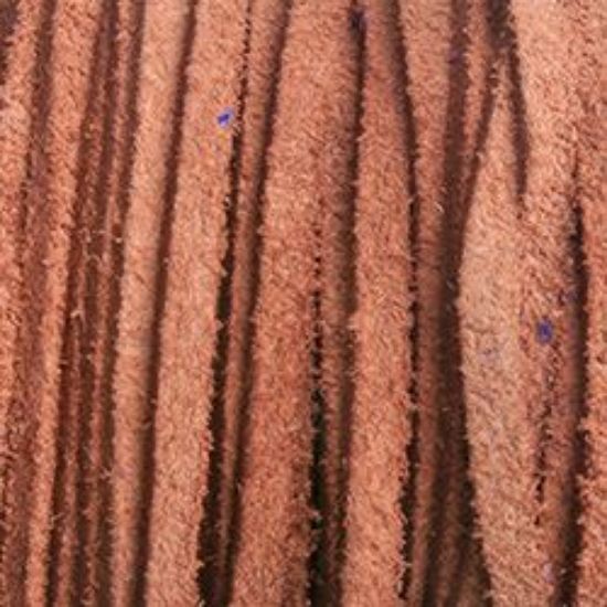 Picture of Turkey Red Suede Lace 3mm<br />Sold per 20-yard spool