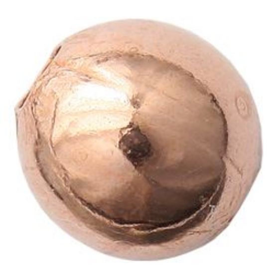 Picture of Copper Plain Bead 6mm<br />Unit Of 50 Beads