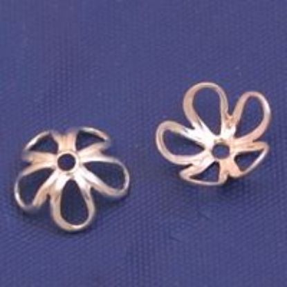 Picture of Sterling Silver Open Bead Cap 8mm