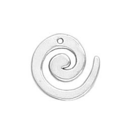 Picture of Sterling Silver Spiral Link 13mm. JBB Finding