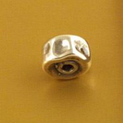 Picture of Sterling Silver Flat Bead 9mm, I.D. 2mm, JBB Finding