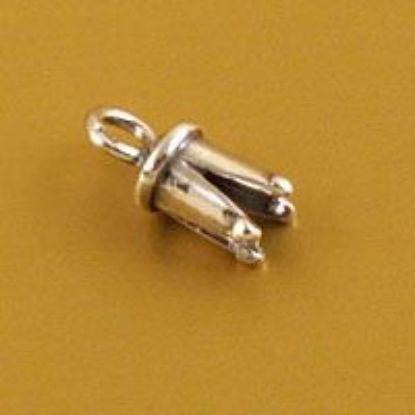 Picture of Sterling Silver Crimp End Cap 2mm Royal. JBB Finding