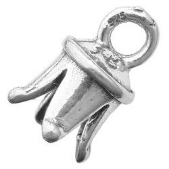 Picture of Sterling Silver Royal Crimp End Cap 3mm. JBB Finding