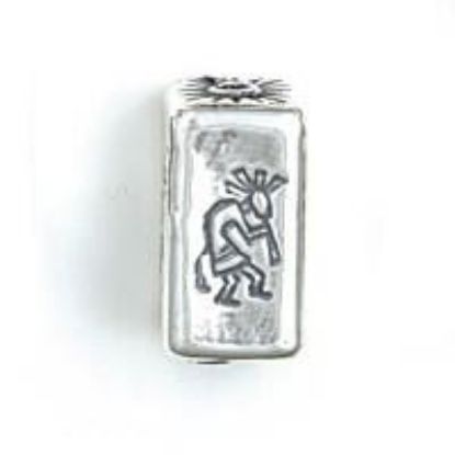 Picture of Sterling Silver Kokopelli Square Bead Large 20x10mm<br />JBB Finding