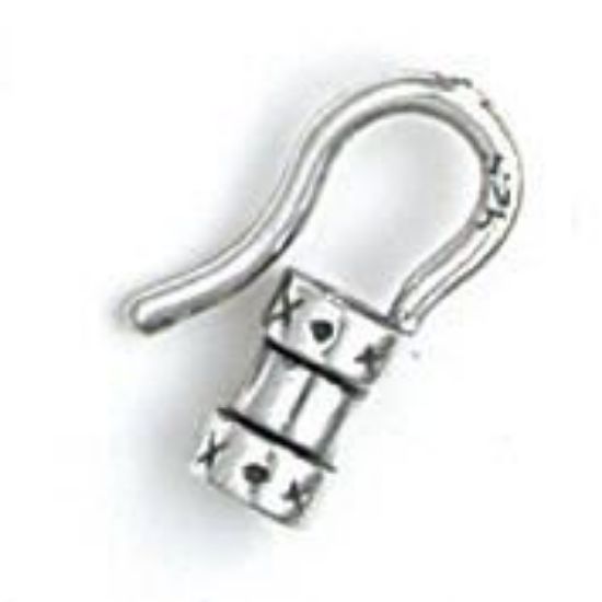 Picture of Sterling Silver Crimp Hook 2mm. JBB Finding