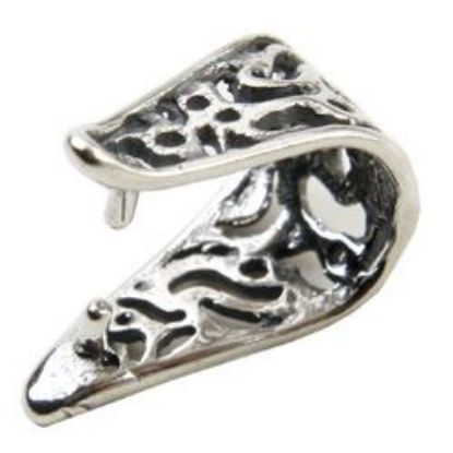 Picture of Sterling Silver Freeform Pinch Bail 15 x 8.5mm<br />B&B Benbassat
